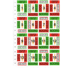 Stickervel superplusboard, nrs. 17-32, Nederlandstalig