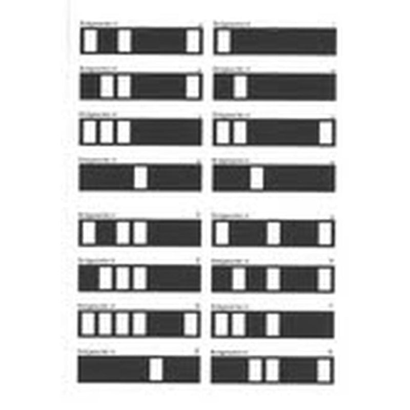 Board herkenning stickers Bridgesorter MkIV 1 - 32