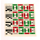 Stickervel dupliceerboard, nrs.17-32, Engelstalig