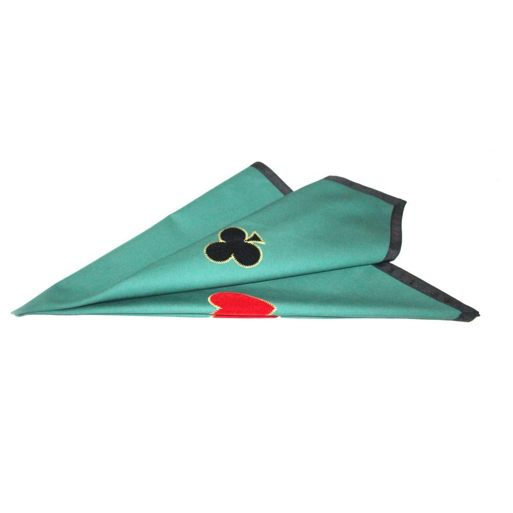 Bridgekleed wasbaar 120x120, groen