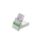 Bridgepartner grijs, 100% plastic vulling, gesealde set van 4 stuks