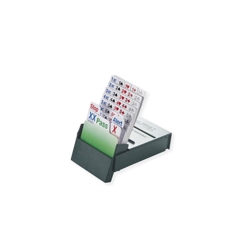 Bridge Partner groen, 100% plastic vulling, gesealde set van 4 stuks