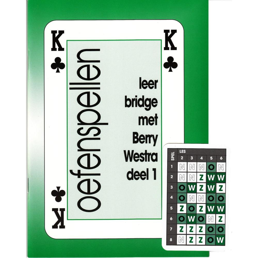 Oefenboekje met oefenspellen Leer Bridge met Berry 4 deel 1