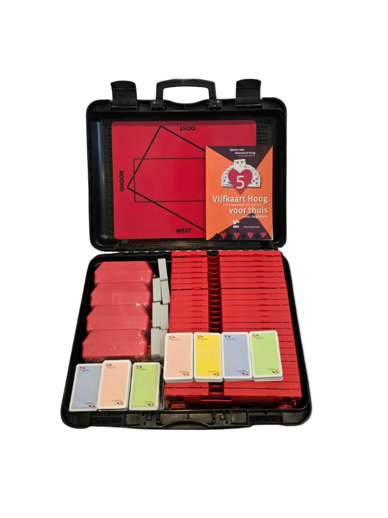 Kofferbridgepakket deluxe - rood