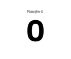 Plakcijfer 0