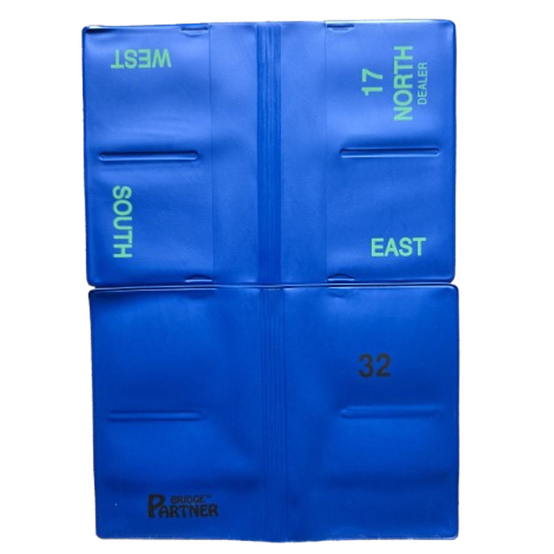 Softboards blauw, bestaande uit 16 mapjes in seal, nrs. 17 t/m 32