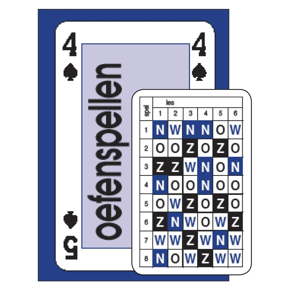 Oefenboekje met oefenspellen Leer Bridge met Berry5 deel 4