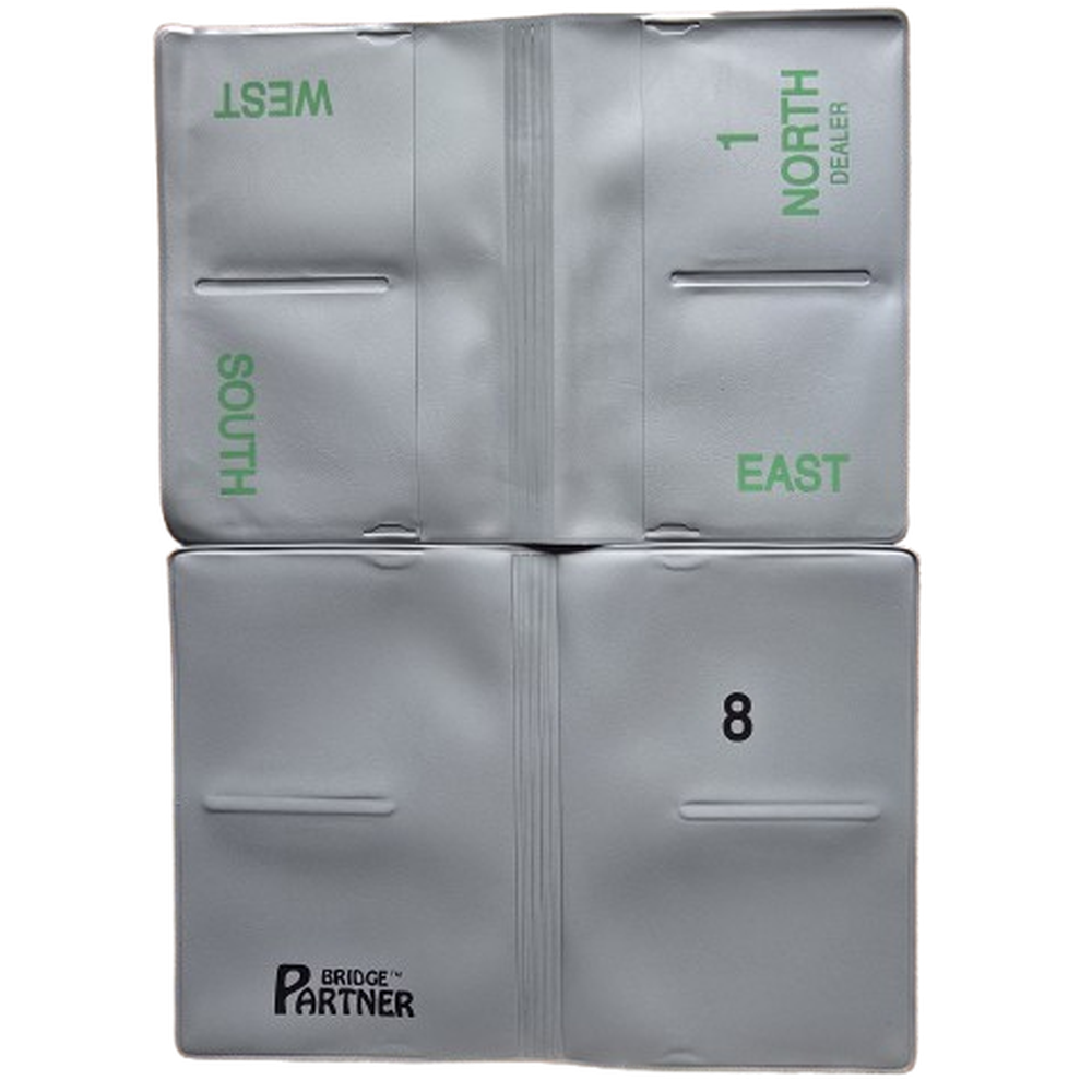 Softboards grijs, bestaande uit 8 mapjes in seal, nrs. 1 t/m 8