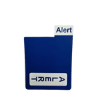 Alertkaart NBB, standaard