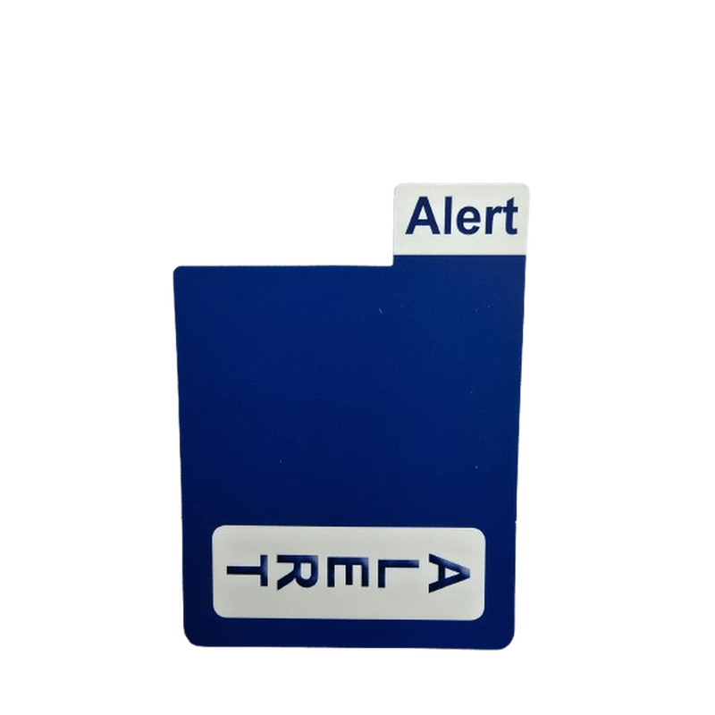 Alertkaart NBB, standaard
