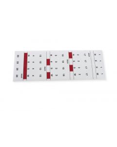 Stickervel zacht plastic boards