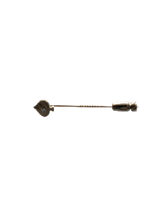 Speld Nat. Meester 2 kronen 100.000 MP zilver met zirkoon