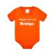Rompertje Bridgefan maat 68 oranje
