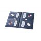Zacht plastic board donkerblauw