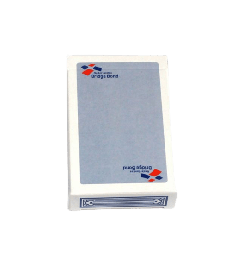 Speelkaarten NBB Superluxe, blauw, puntgespiegeld, in doosje