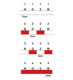 Stickervel zacht plastic boards 1-4