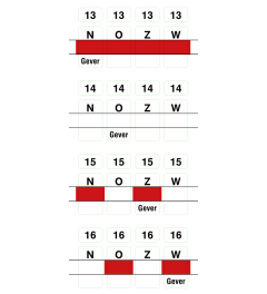 Stickervel zacht plastic boards 13-16