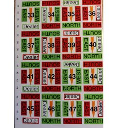 Stickervel superplusboards nrs. 33-48